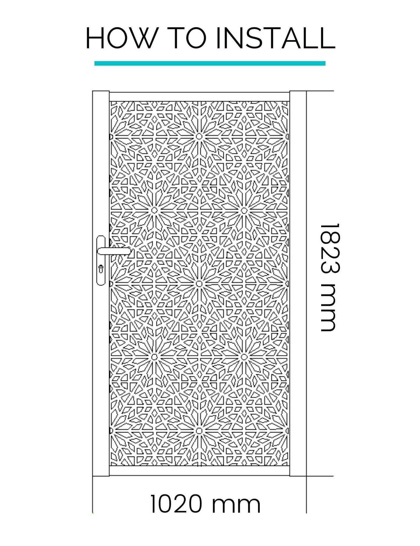 Moucharabiya Screen Gate - Screen With Envy