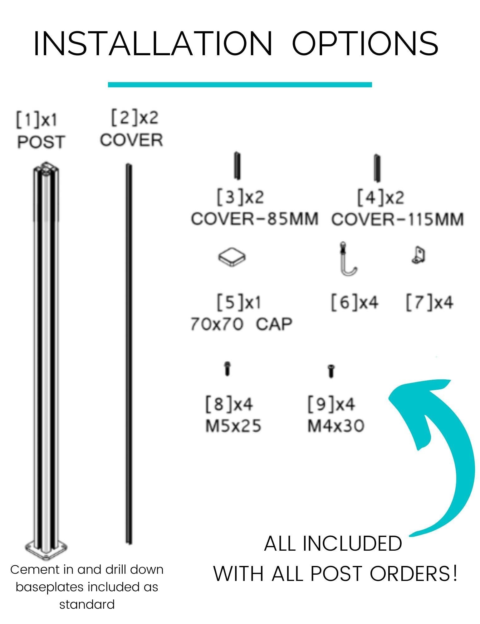 1 Moucharabiya Large Screen with 2 Posts + 2 FREE Trellises - Screen With Envy