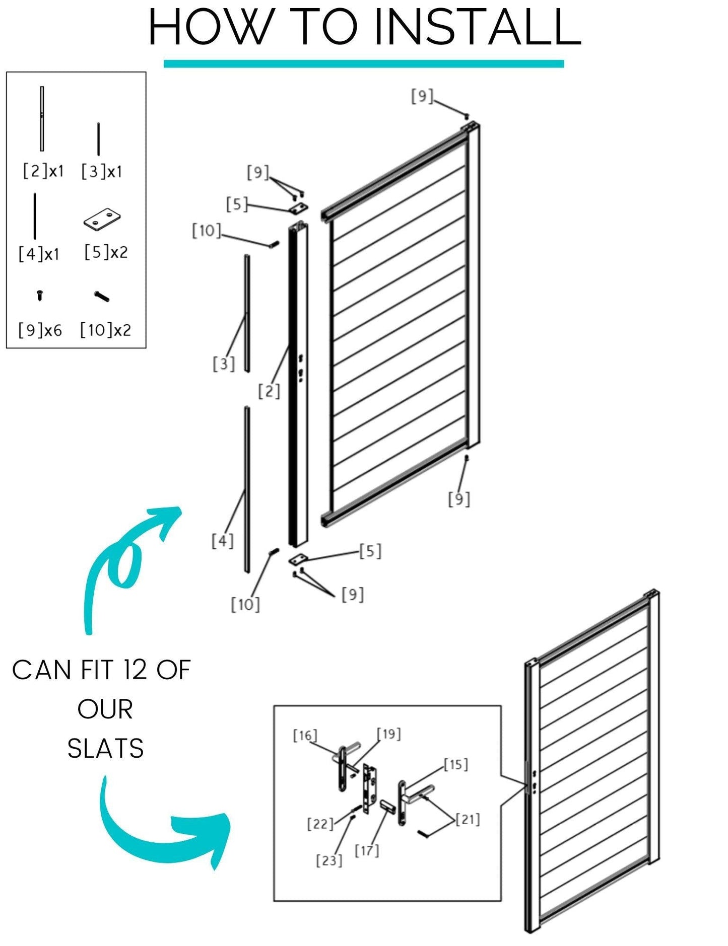 Frond Screen Gate - Screen With Envy