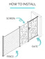 Slat Pedestrian Gate - Screen With Envy