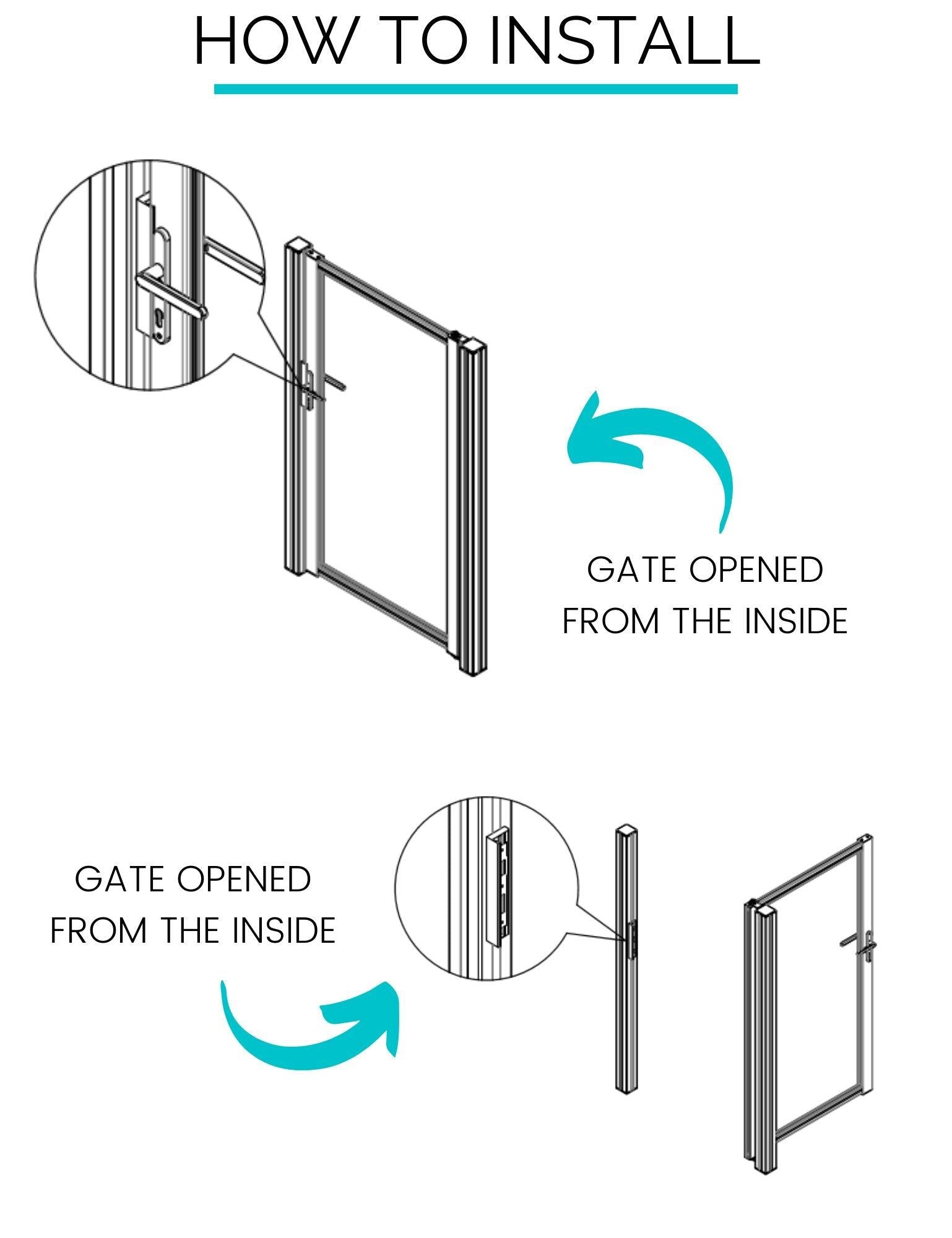 Vector Screen Gate Dove Grey 3ft – Elegant Garden Entrance – Screen ...