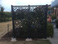 2 Black Alhambra Large Screen with 3 Posts - Screen With Envy