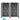 2 Moucharabiya Large Screens 16mm Black with 3 Posts - Screen With Envy