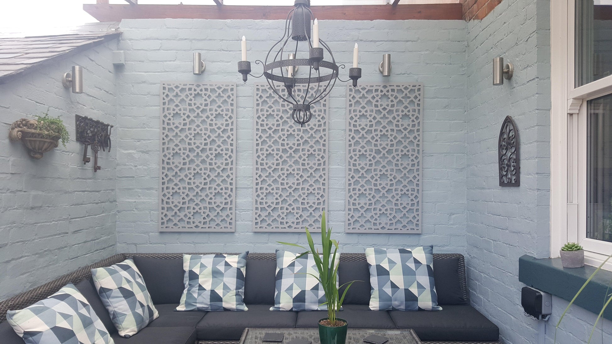 3 Alhambra Medium Screens Dove Grey - 5mm - Screen With Envy