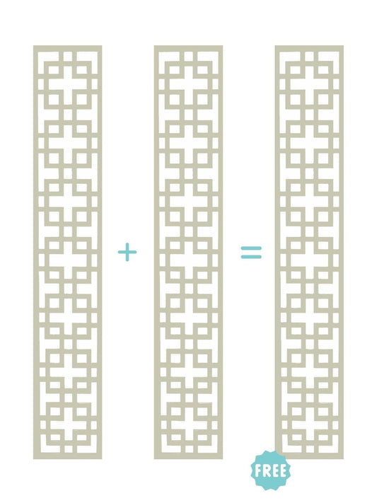 3 Cubed Trellis Cream - 5mm - Screen With Envy