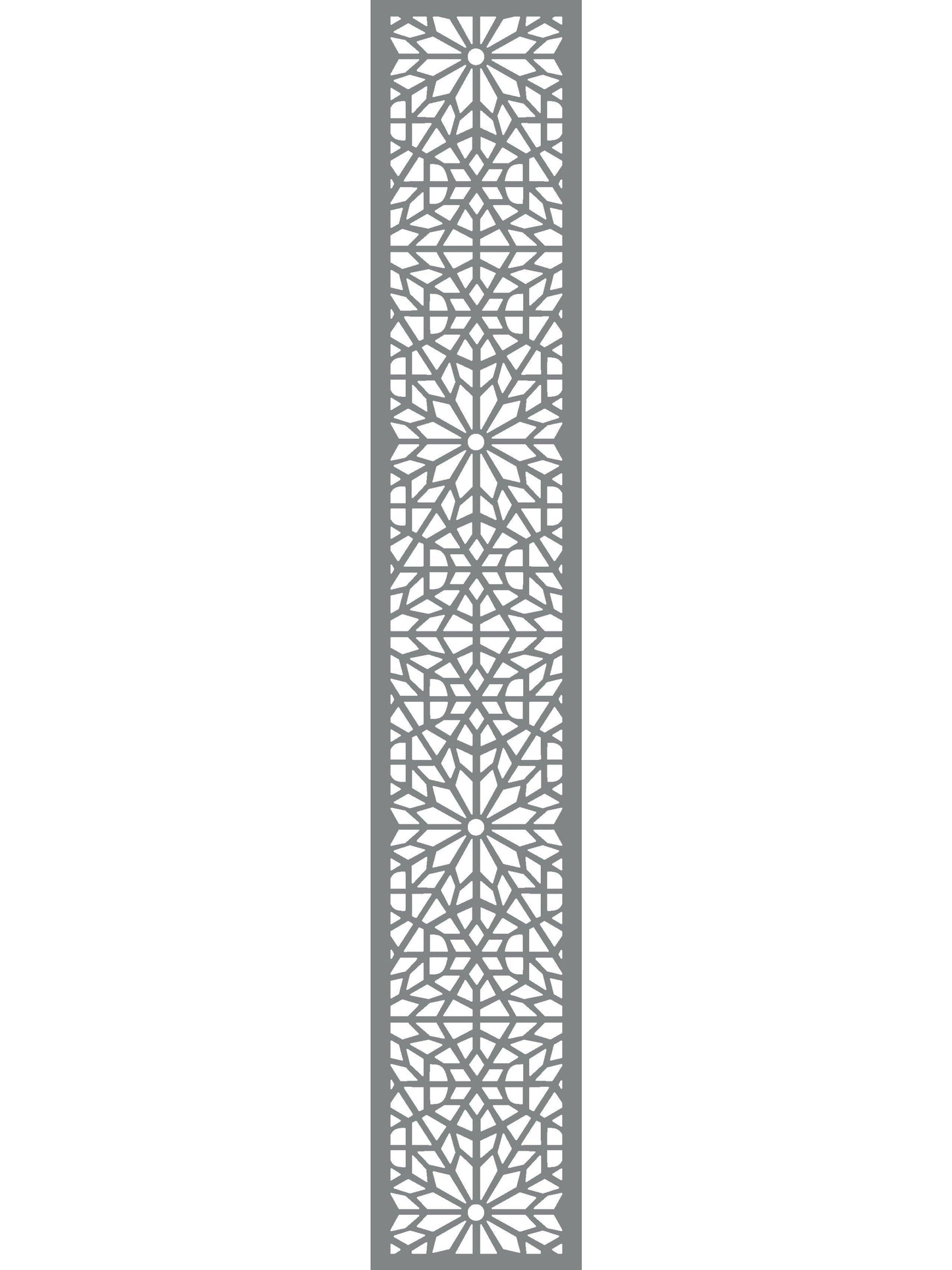 3 Dove Grey Moucharabiya Trellis - 5mm - Screen With Envy