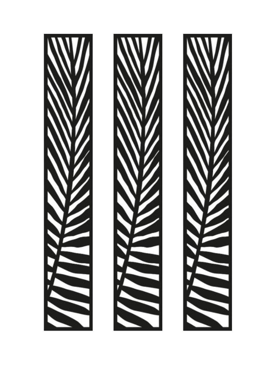 3 Frond Trellis Black - 16mm - Screen With Envy