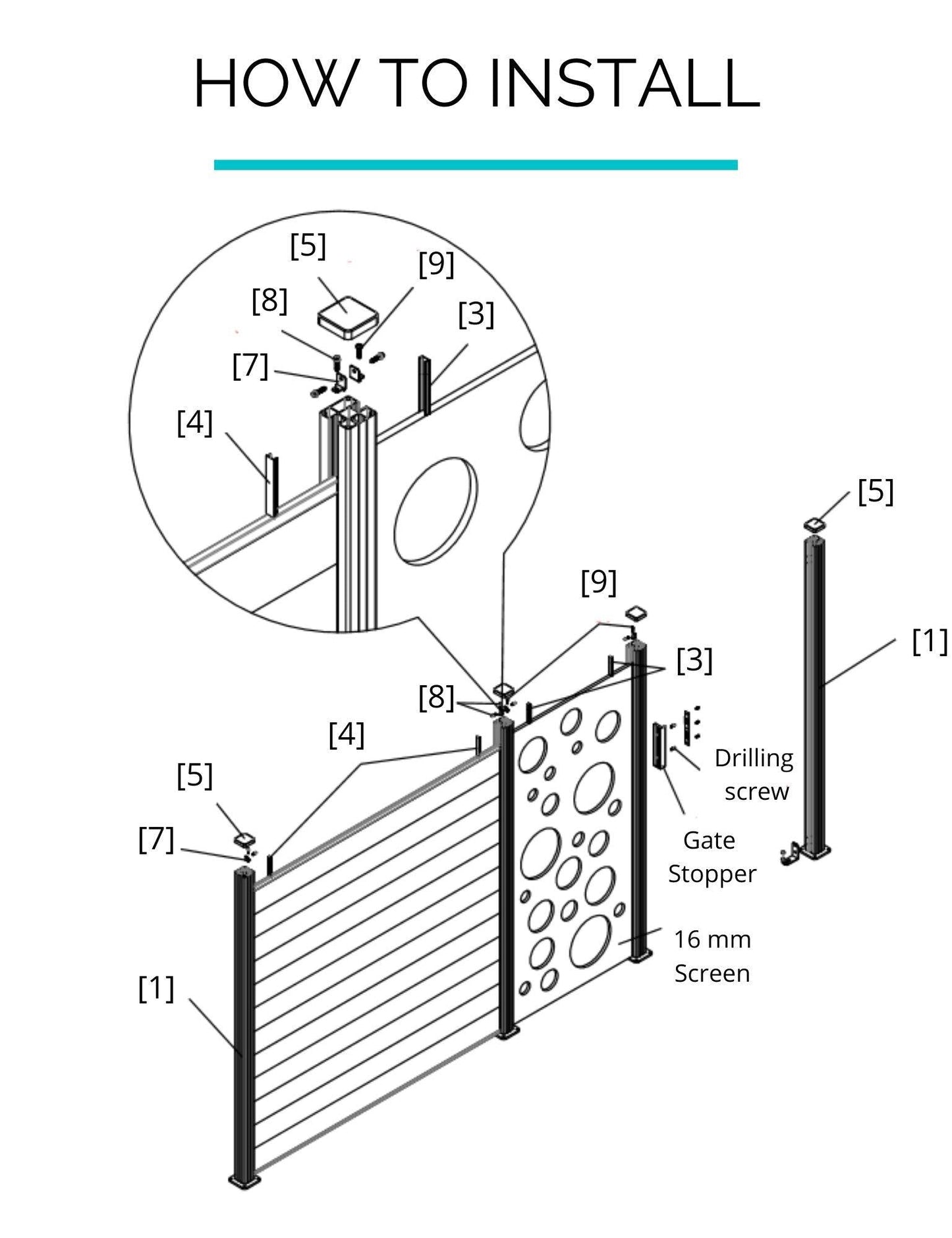 Kerplunk Screen Fence - Screen With Envy