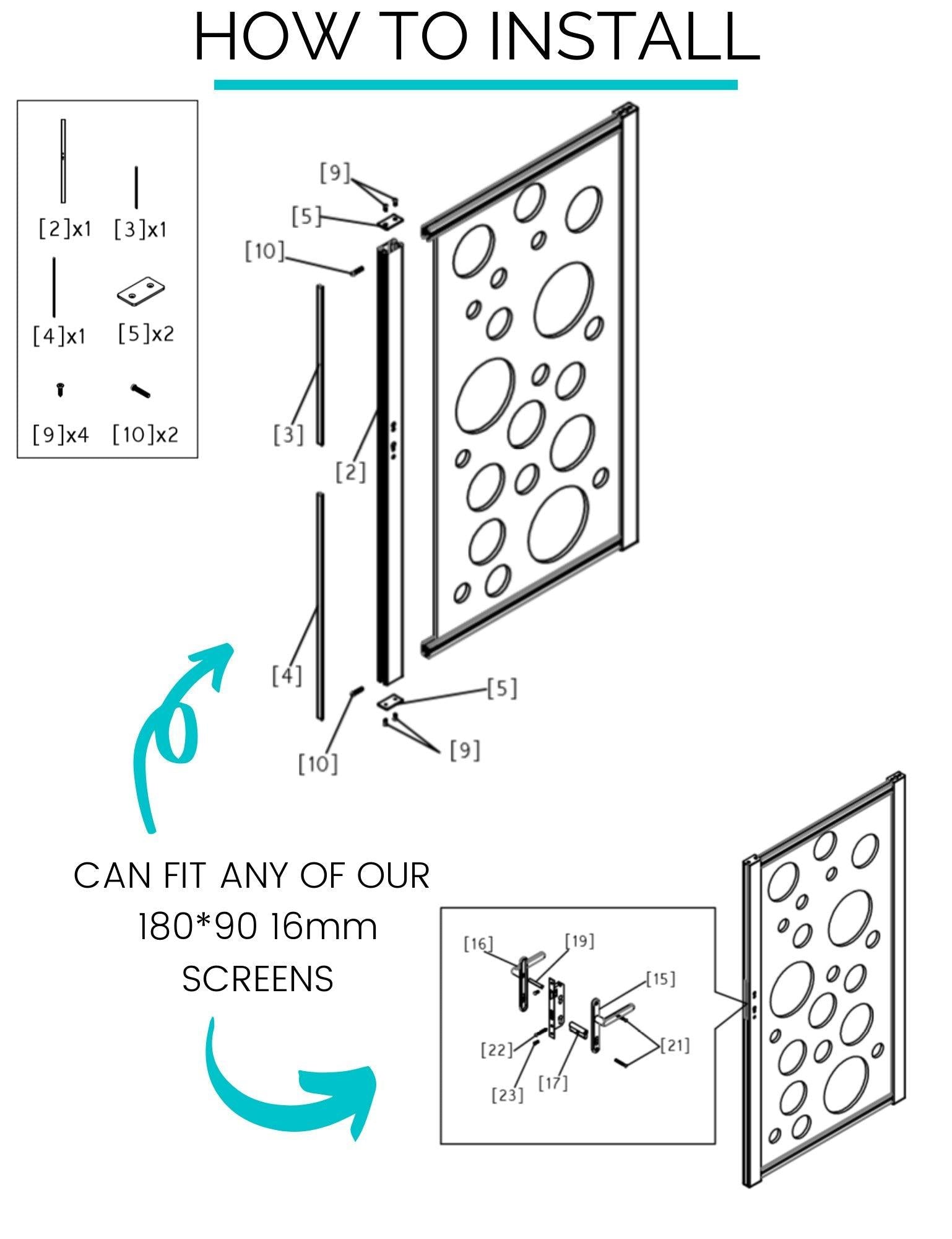 Frond Screen Gate - Screen With Envy