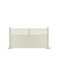 Slat Top Fence - Cream - 3ft - Screen With Envy