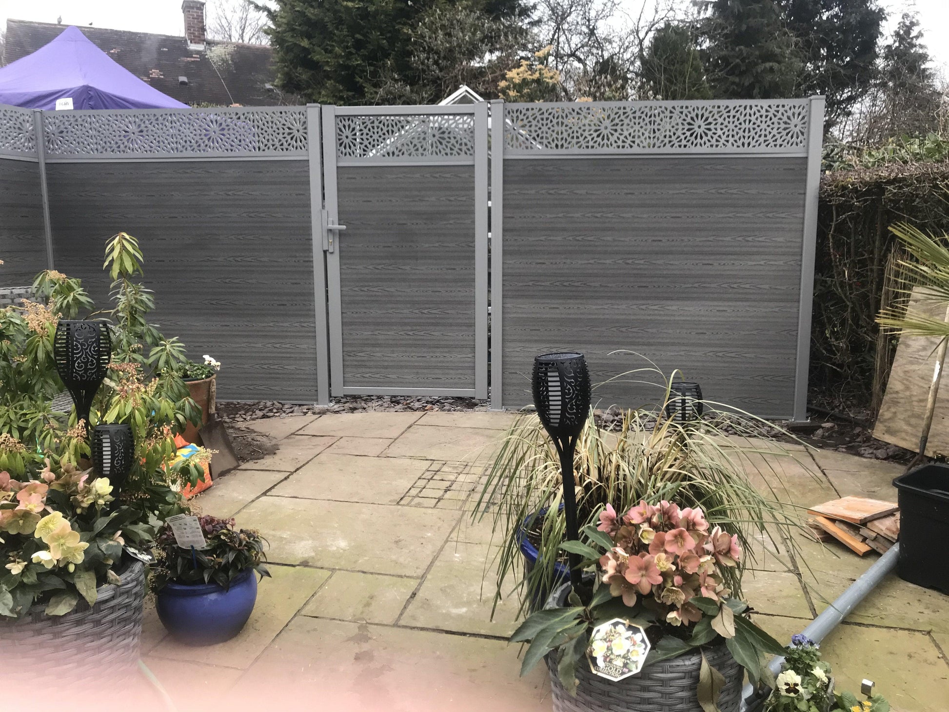 Moucharabiya Trellis Pedestrian Gate - Screen With Envy