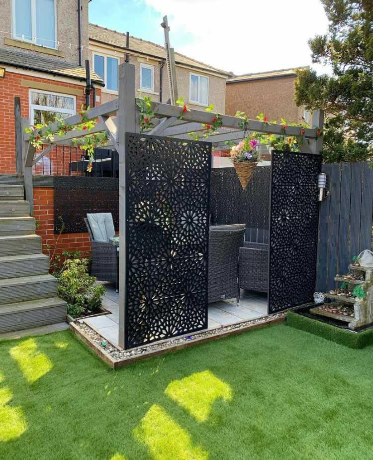 Moucharabiya 3 Black Large Screens & 3 Trellis Bundle - Screen With Envy