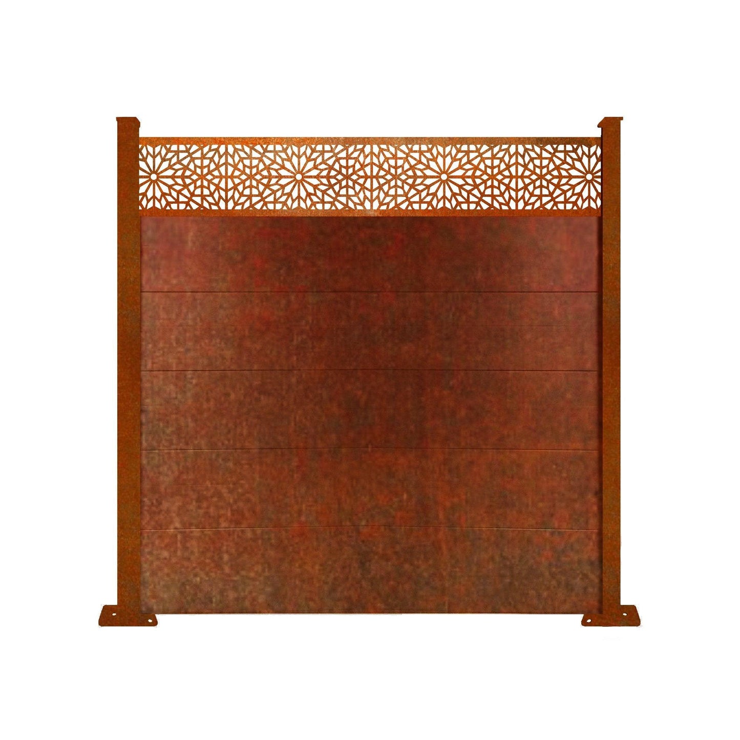 Corten Moucharabiya Fence - Screen With Envy