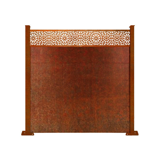 Corten Moucharabiya Fence - Screen With Envy