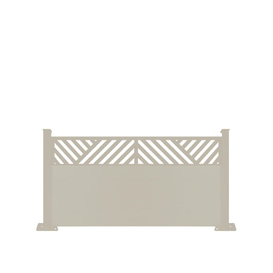 Vector Fence - Cream - 3ft Tall - Screen With Envy