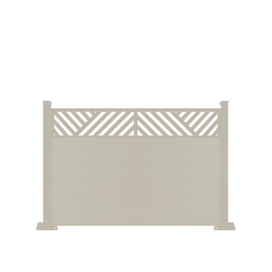 Vector Fence - Cream - 4ft Tall - Screen With Envy