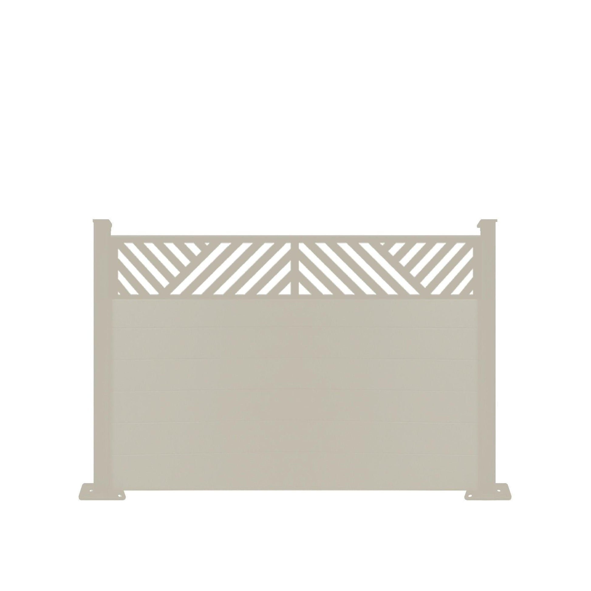 Vector Fence - Cream - 3ft Tall - Screen With Envy