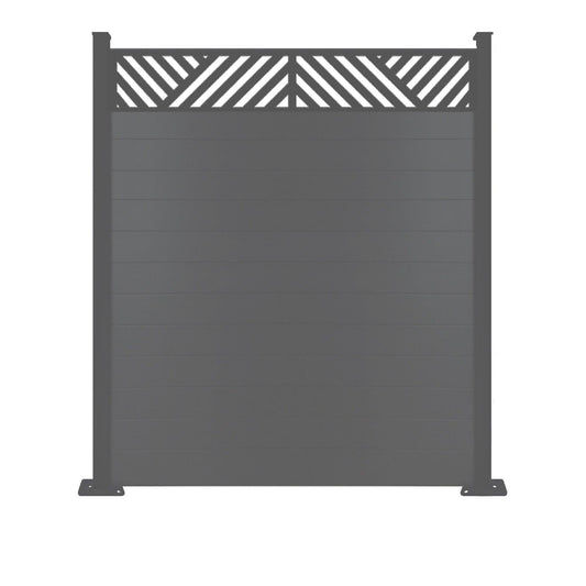 Vector Fence - Dove Grey - 7ft Tall - Screen With Envy