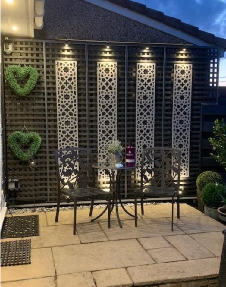 6 x  Grey Alhambra Trellises for Only £120