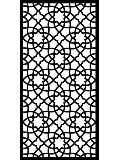 Alhambra 3 Black Large Screens & 3 Trellises - Screen With Envy