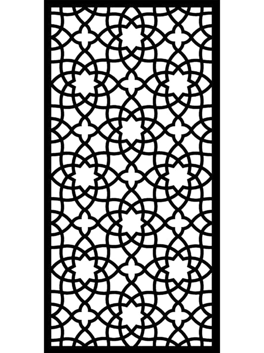 Alhambra 3 Black Large Screens & 3 Trellises - Screen With Envy