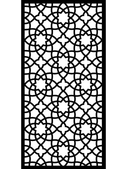 Alhambra 5 Black Large Screens & 5 Trellises - Screen With Envy