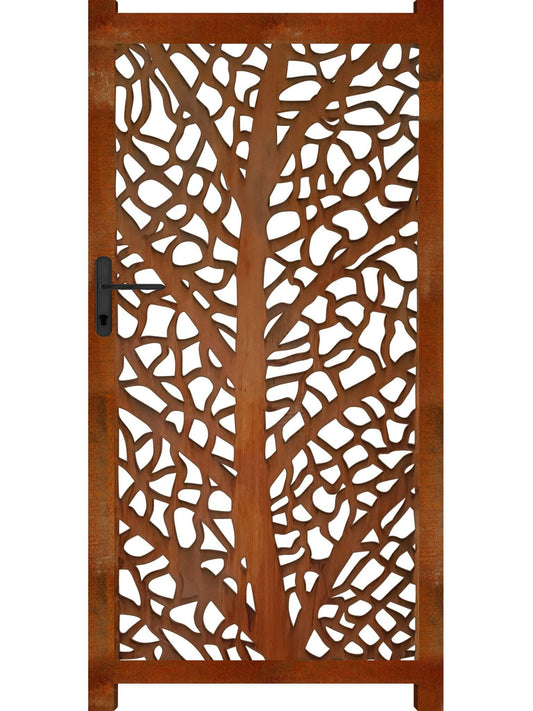 L'Arbre Corten Screen Gate - Screen With Envy